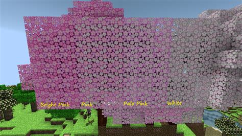 Sakura Cherry Blossom Leaves Texture 64x Resource Packs Mapping