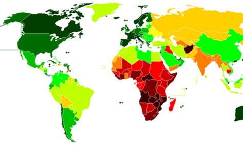 خريطة الكثافة السكانية في العالم المرسال