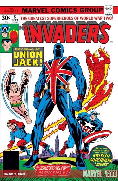 Invaders 1975 8 Comics