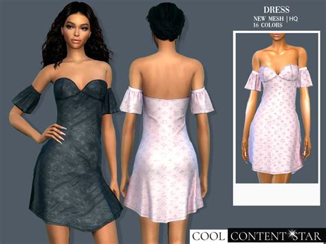 Party Dress By Sims2fanbg At Tsr Sims 4 Updates