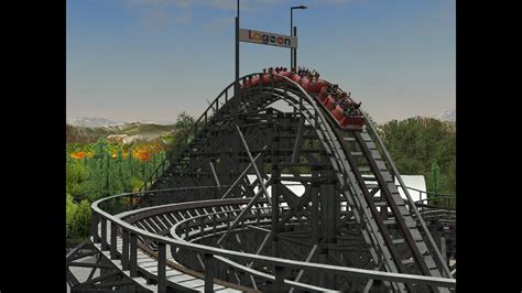 Rct3 Wooden White Roller Coaster Lagoon Amusement Park