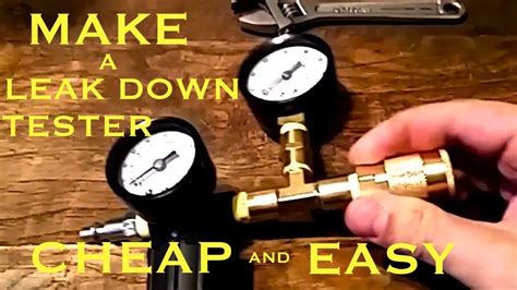 How To Make A Leak Down Tester With Harbor Freight Parts Youtube