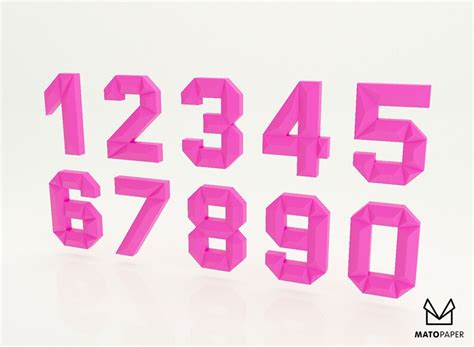 Large Numbers Diy Template Dxf Birthday Decorations House Etsy