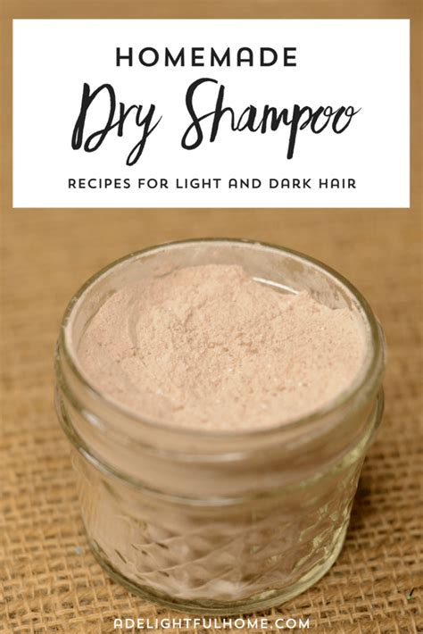 Diy Dry Shampoo Recipe For Light And Dark Hair A Delightful Home