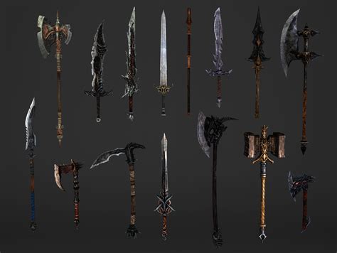 3D Fantasy Magical Weapons | CGTrader