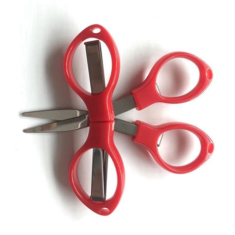 2021 Scissors Folding Glasses Scissors Stainless Steel Line Small 8 Word Manufacturer Direct