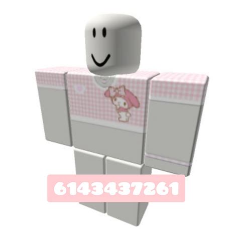 ♡︎cute My Pink Melody Shirt Roblox Code♡︎ Roblox Roblox Pictures