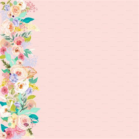1920x1080px 1080p Free Download Pastel Garden Spring Floral Border