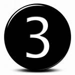 Number 3d Icon Button Vector Icons Clip