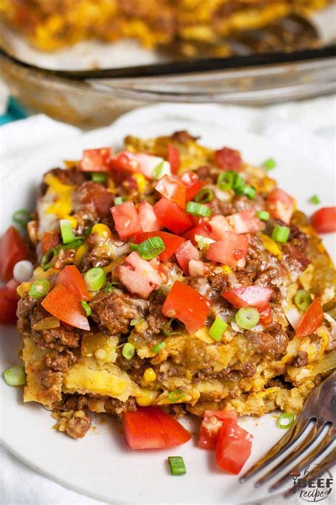 Easy Mexican Ground Beef Casserole Best Beef Recipes