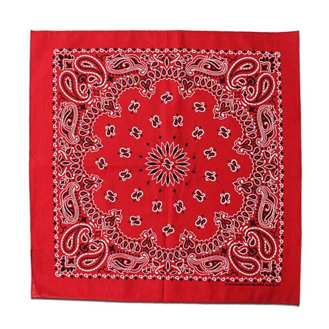 Red Paisley Bandana Bandana Design Red Bandana Printing On Fabric