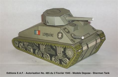 Chris Nielsen Updates A Sherman Tank Papercraft From 1944