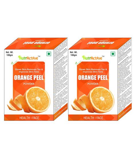 Nutractive Orange Peel Powder 100 Gm Pack Of 2 Buy Nutractive Orange