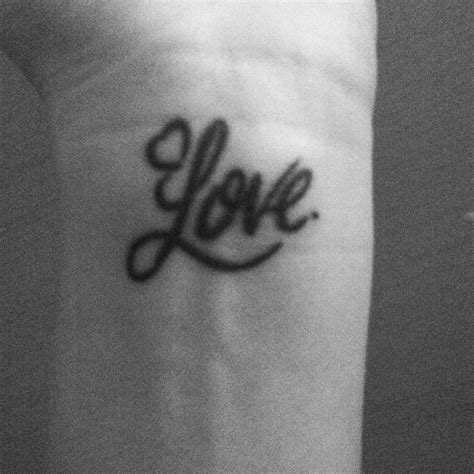 My Love Wrist Tattoo Tattoo Jessiedreams Love Wrist Tattoo