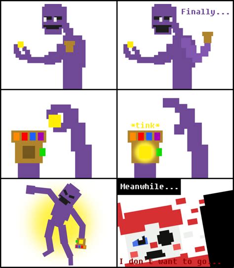 That Gold Thing On The Fnaf 2 Purple Guy Sprite Was Never A Badge