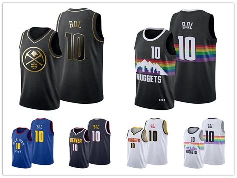 Be ready to look the part among the faithful when you shop denver nuggets bol bol basketball jerseys that are available for men, women and kids. 2020 Denver Nuggets MEN Bol Bol #10 Black City NBA Golden ...