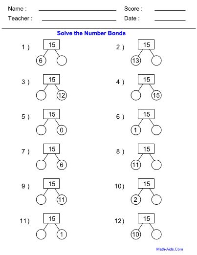 Subtraction Composing Decomposing Two Digit Numbers Worksheet