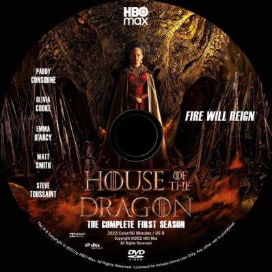 CoverCity DVD Covers Labels House Of The Dragon Season