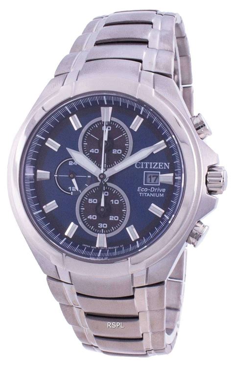 Citizen Super Titanium Chronograph Eco Drive Ca L M Men S