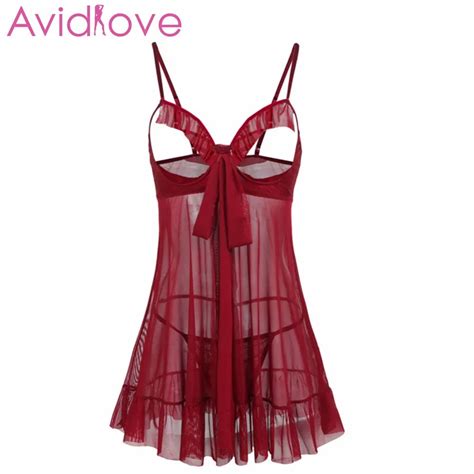 Avidlove Women Sexy Lingerie Dress Erotic Lingerie Plus Size Babydoll