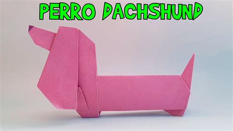 🦮 Como Hacer Origami De Un Perro Dachshund Papiroflexia Fácil Mi