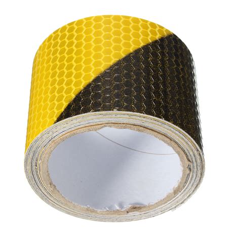 Our adhesive reflective tape is also available in a wide variety of colors to cater to specific requirements, ranging from white and yellow to orange and green. 3M Yellow Black Night Safety Reflective Tape Warning ...