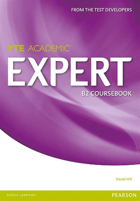 Expert Pearson Test Of English Academic B2 Standalone Coursebook 1st