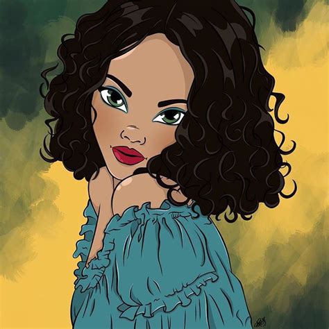🌼 Fanny 🌼 On Instagram “👑 Queen 👑 Badgalriri Rihanna Drawing Art Rihannadrawing