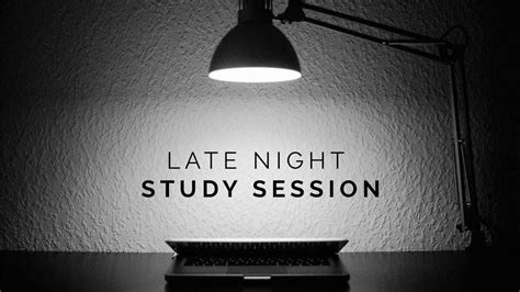 late night study session 🌙 study with me - YouTube