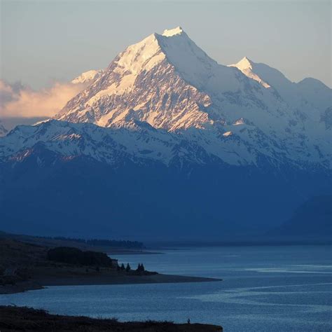 Lake Pukaki Viewpoint Mount Cook Road New Zealand