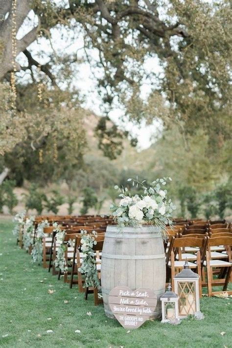 20 Minimalist Outdoor Wedding Aisle Decor Ideas Page 2 Of 2 Hi Miss