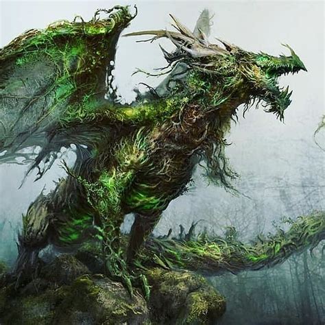 Dragons Era And Fantasy Art On Instagram ☘️name This Forest Dragon☘️