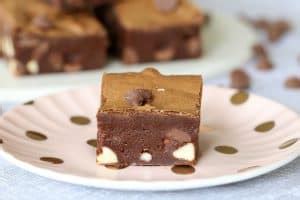 Caramel Brownies With Nutella Jersey Caramels Bake Play Smile