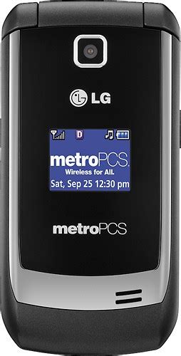Best Buy Metropcs Lg Select No Contract Mobile Phone Chromeblack Mn180