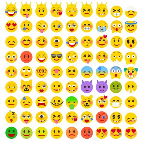 Conjunto De Iconos Emoji