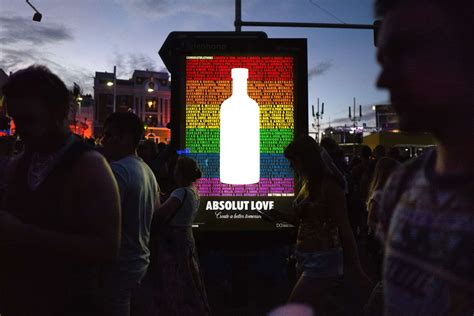 Absolut Campaign Celebrates Gay Love