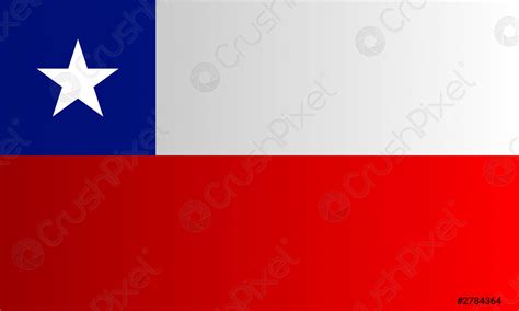 Chilean Vector Flag The National Flag Of Chile Chile National Stock