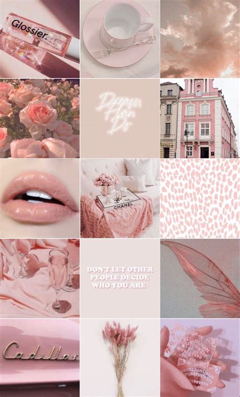 Light Pink Aesthetic Wallpaper Mood Vision Board Pink Aesthetic