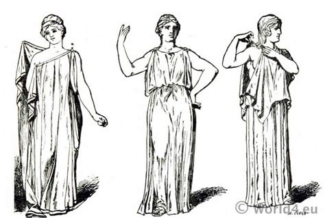 a chiton was a form of clothing in ancient greece worn by both the sexes there are two forms