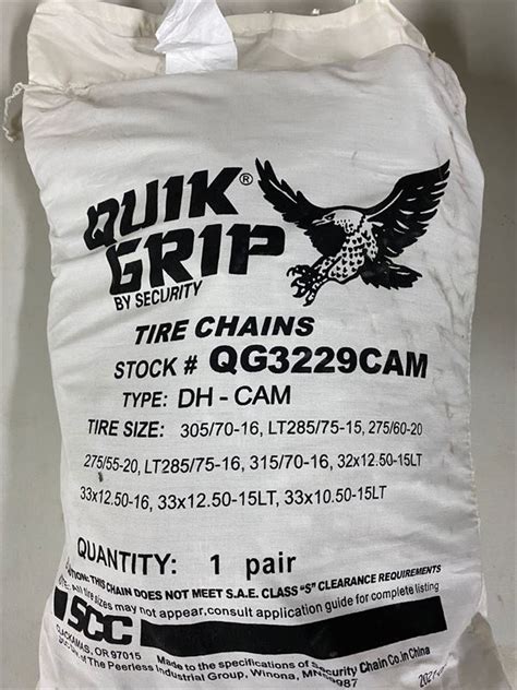 Clearance Depot New Security Chain Company Qg3229cam Quik Grip Wide