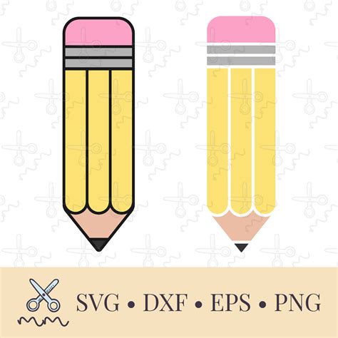 School Pencil SVG – The Modish Maker