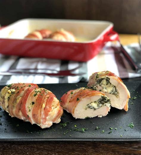 Bacon Wrapped Stuffed Chicken Just A Mums Kitchen