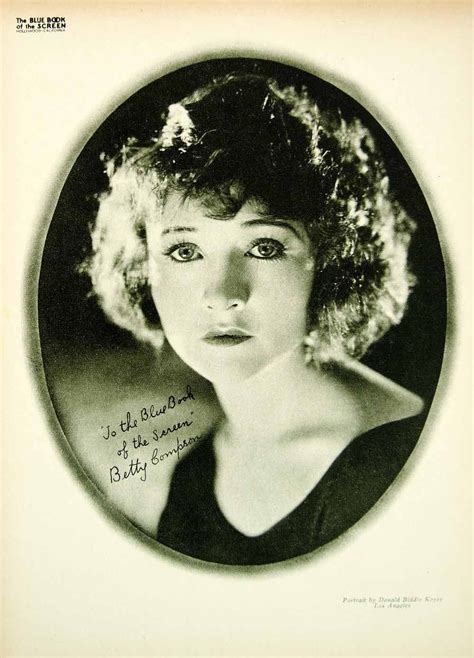 1923 print betty compson silent film actress movie star portrait biogr silent film silent