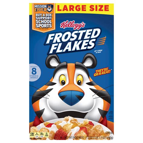 Save On Kelloggs Frosted Flakes Breakfast Cereal Large Size Order