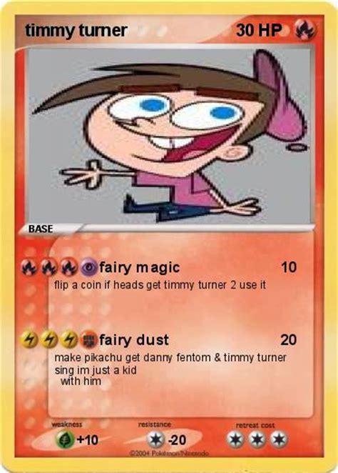 Pokémon Timmy Turner 1 1 Fairy Magic My Pokemon Card