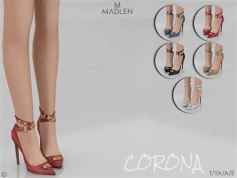 The Sims Resource Madlen Corona Shoes By Mj95 • Sims 4 Downloads