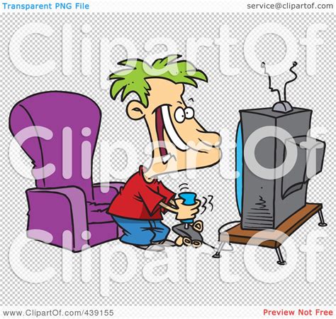Royalty Free Rf Clip Art Illustration Of A Cartoon Boy Playing A