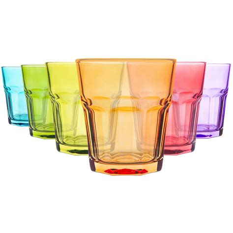 305ml Coloured Water Glasses