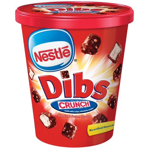 Dreyers Dibs Vanilla Ice Cream With Bite Size Nestle Crunch Shop Ice