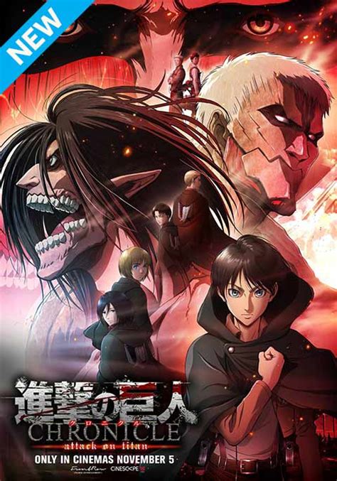 Chronicle english dubbed online for free in hd/high quality. Attack on Titan:Chronicle | Now Showing | Book Tickets ...